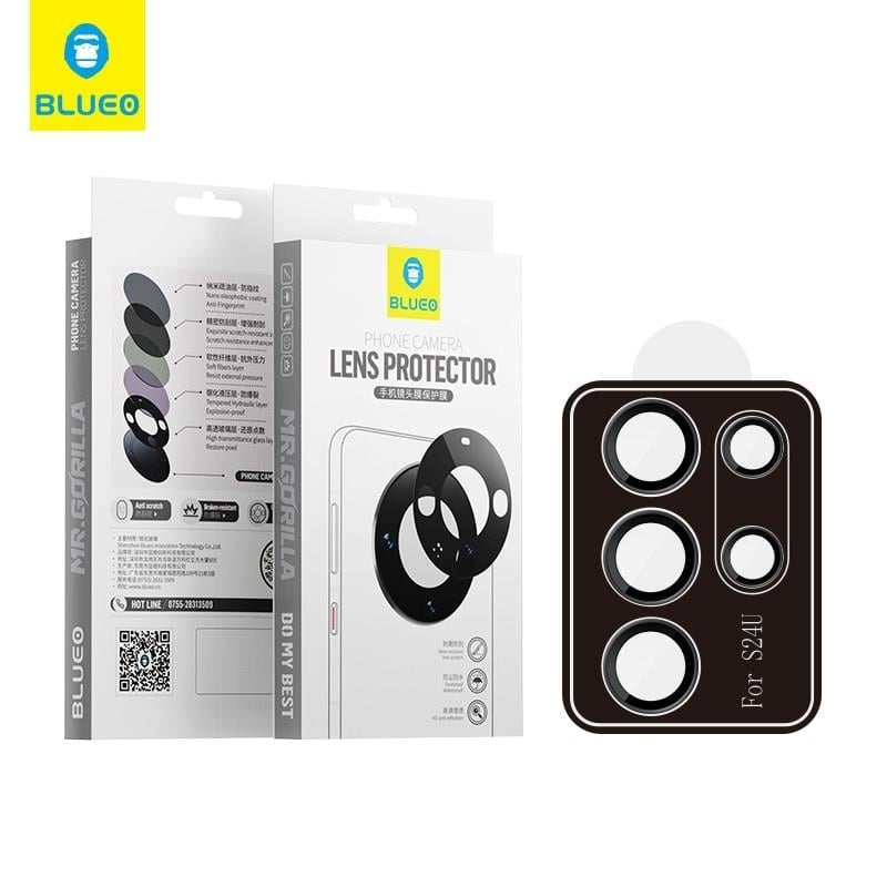 Sam S24 Ultra Siyah Anti Reflective AR Kamera Lens Koruyucu 