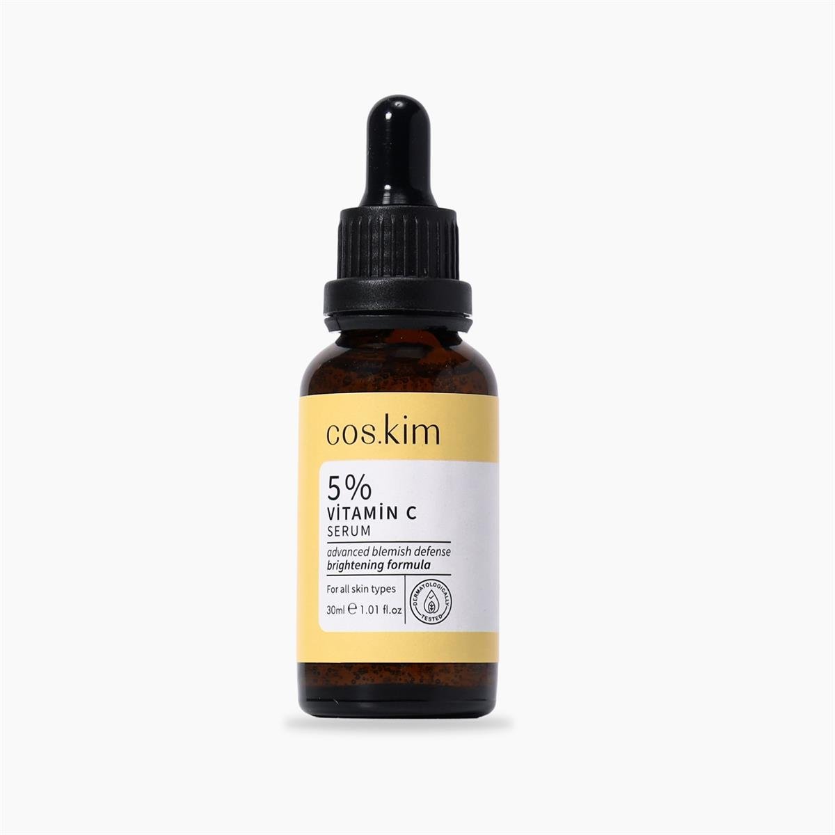 5% C Vitamini (3-0-Ethyl Asocorbic Asit) Cilt Bakım Serumu 30 ML