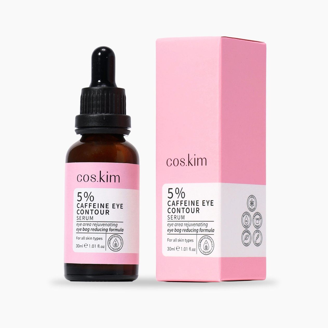 %5 Kafeinli Morluk Giderici ve Aydınlatıcı Göz Çevresi Serumu | 5% Caffeine Eye Contour Serum 30 ml