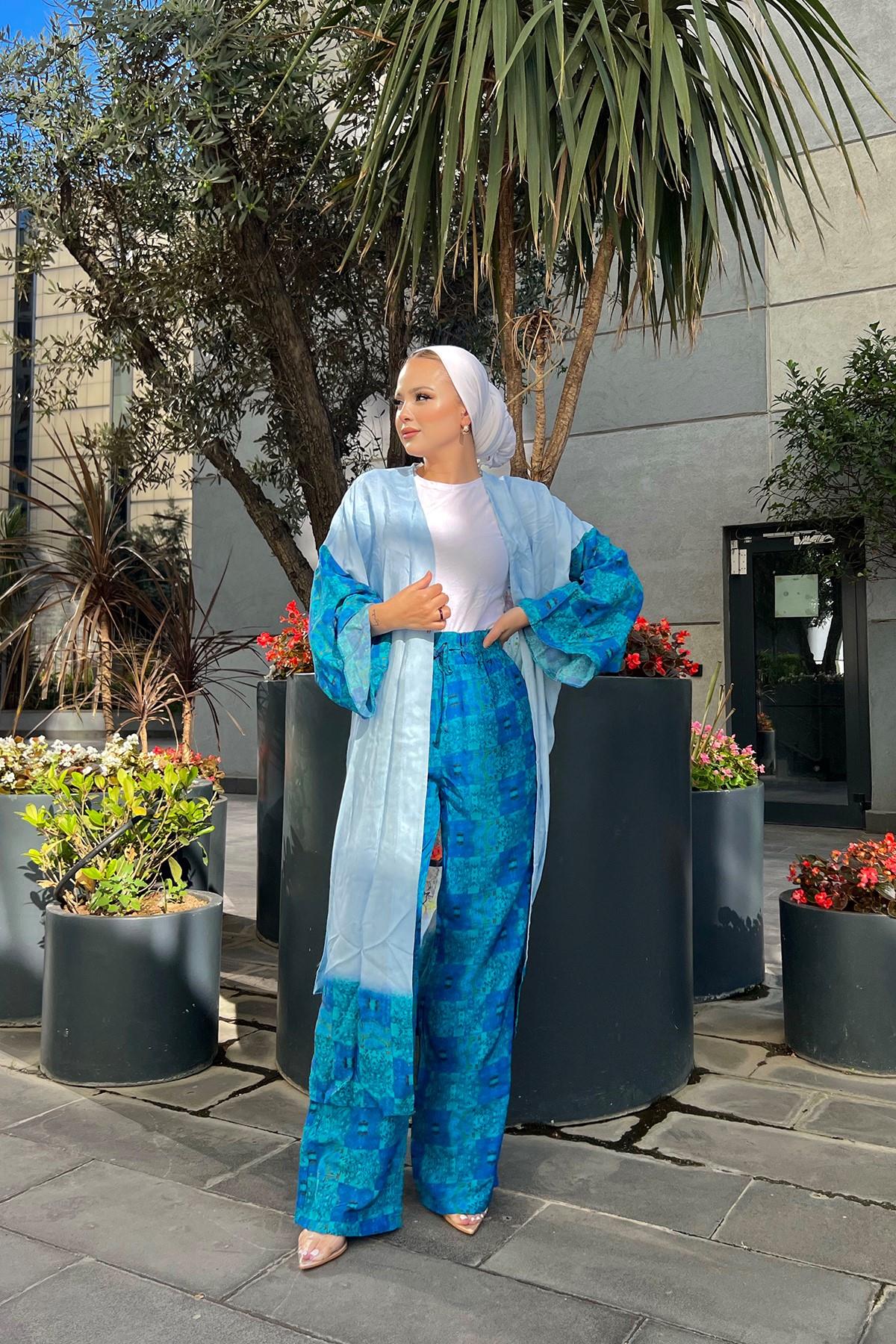 Jupiter Kimono - MAVİ