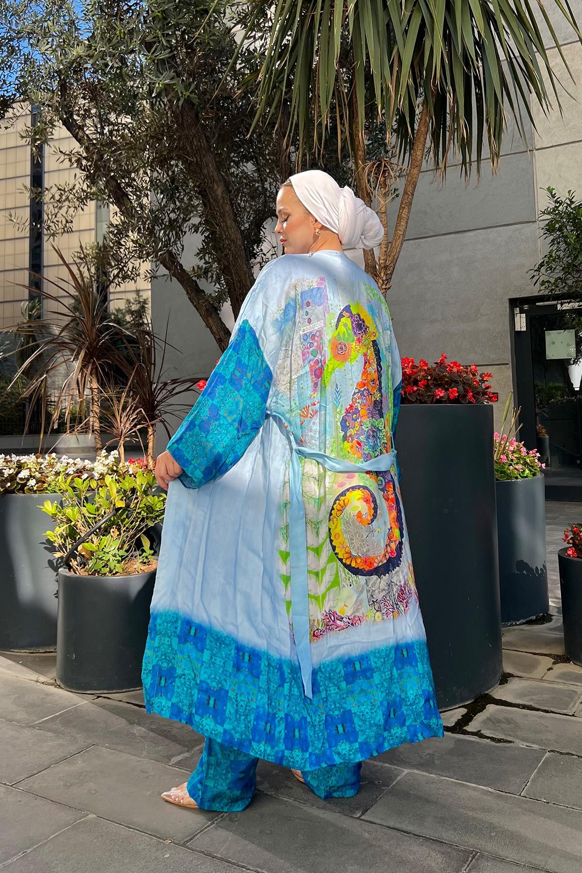 Jupiter Kimono - MAVİ