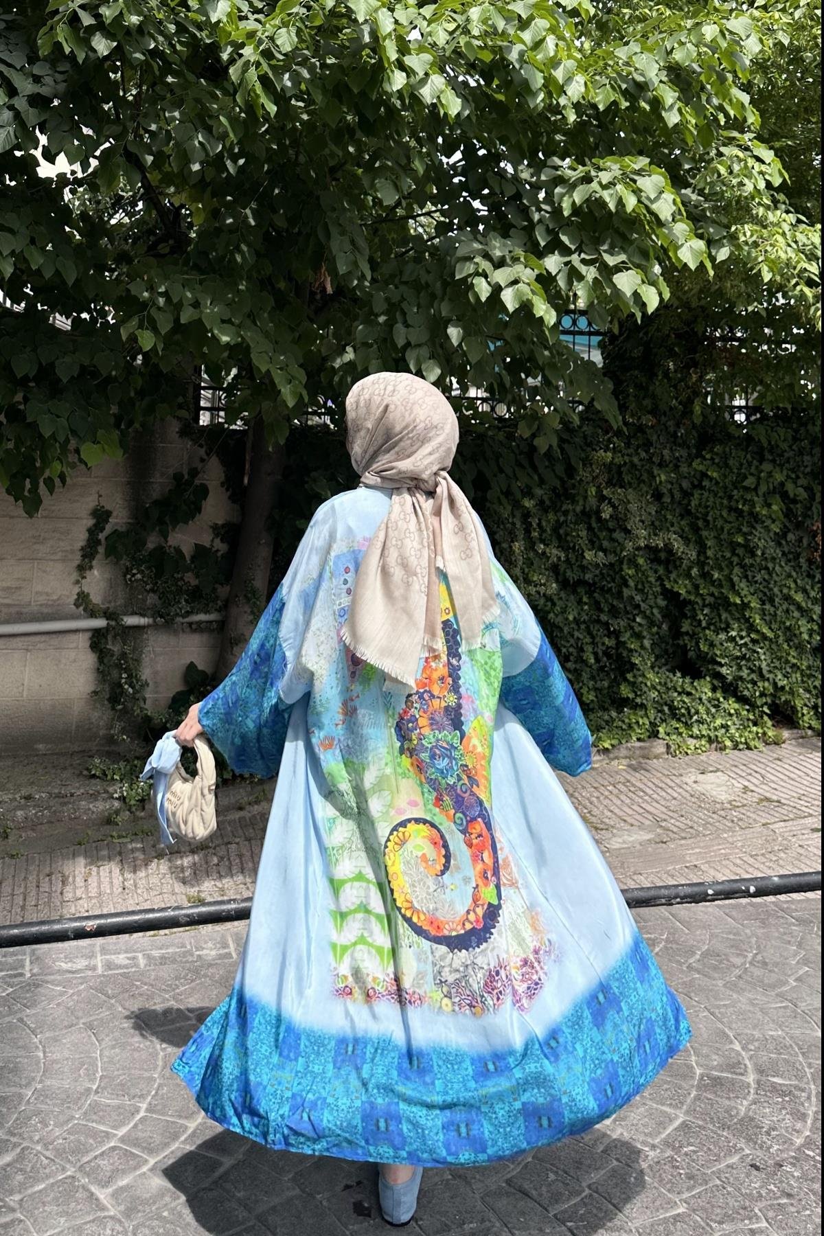 Jupiter Kimono MAVİ