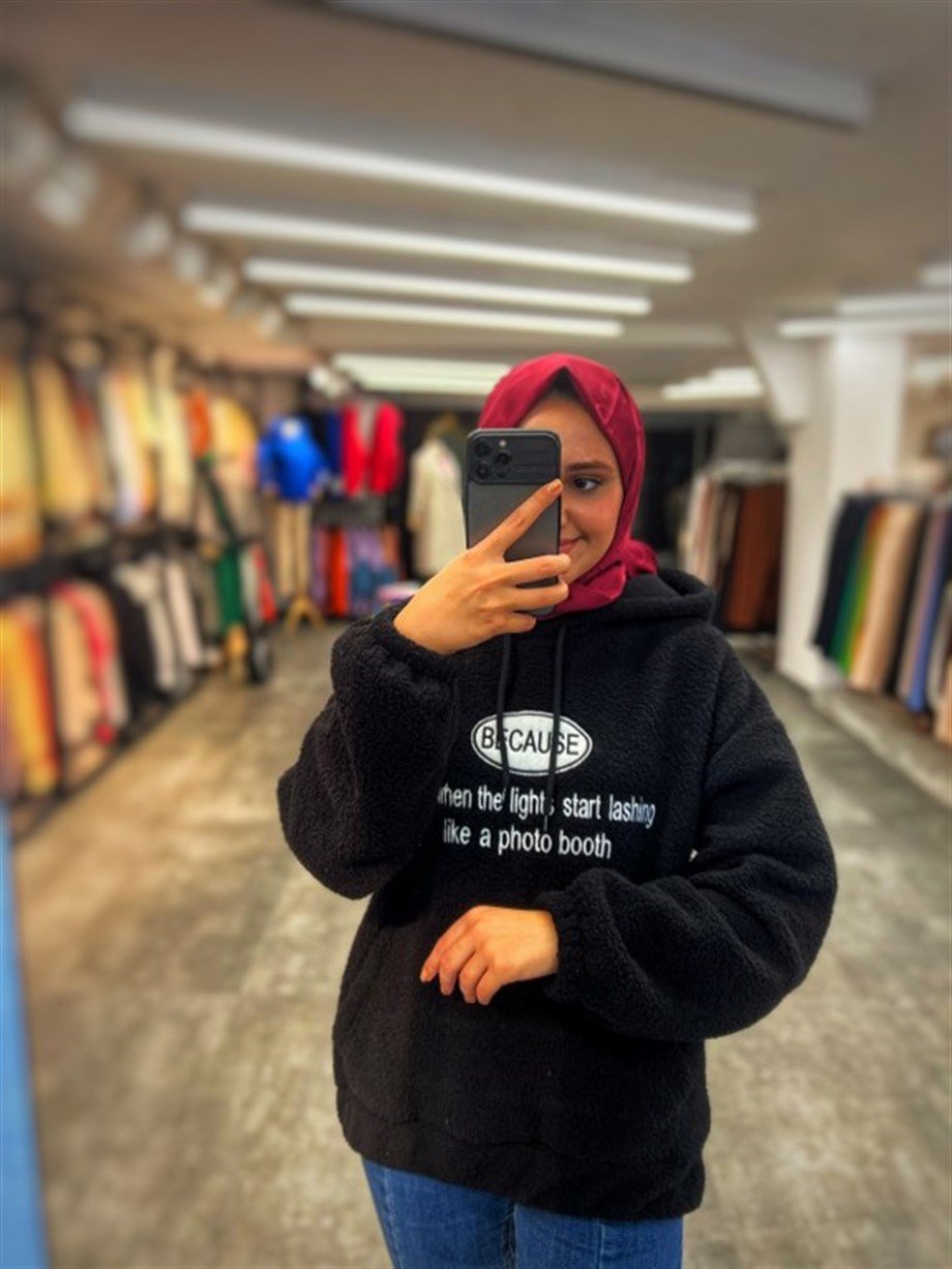 Peluş Sweat - Siyah SWSH1103