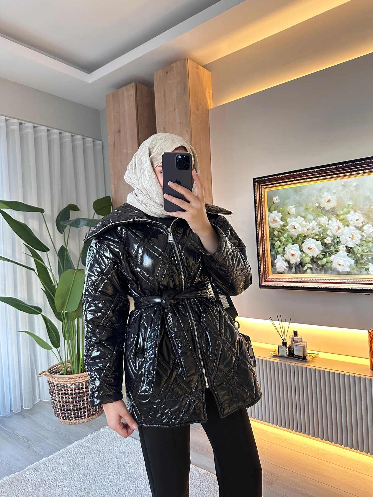 Rugan Kemerli Mont SİYAH