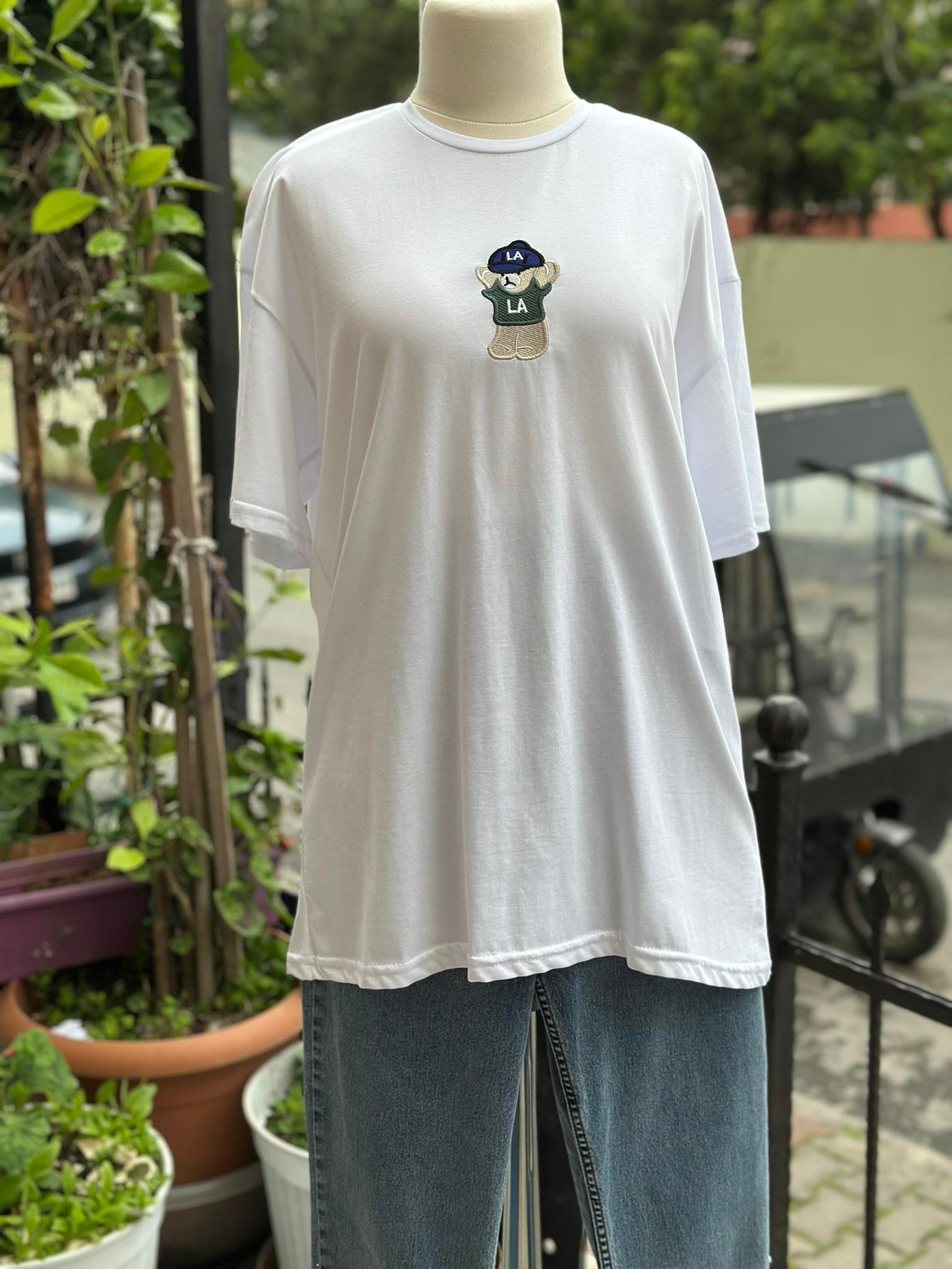 BEYAZ TEDİ T-SHIRT