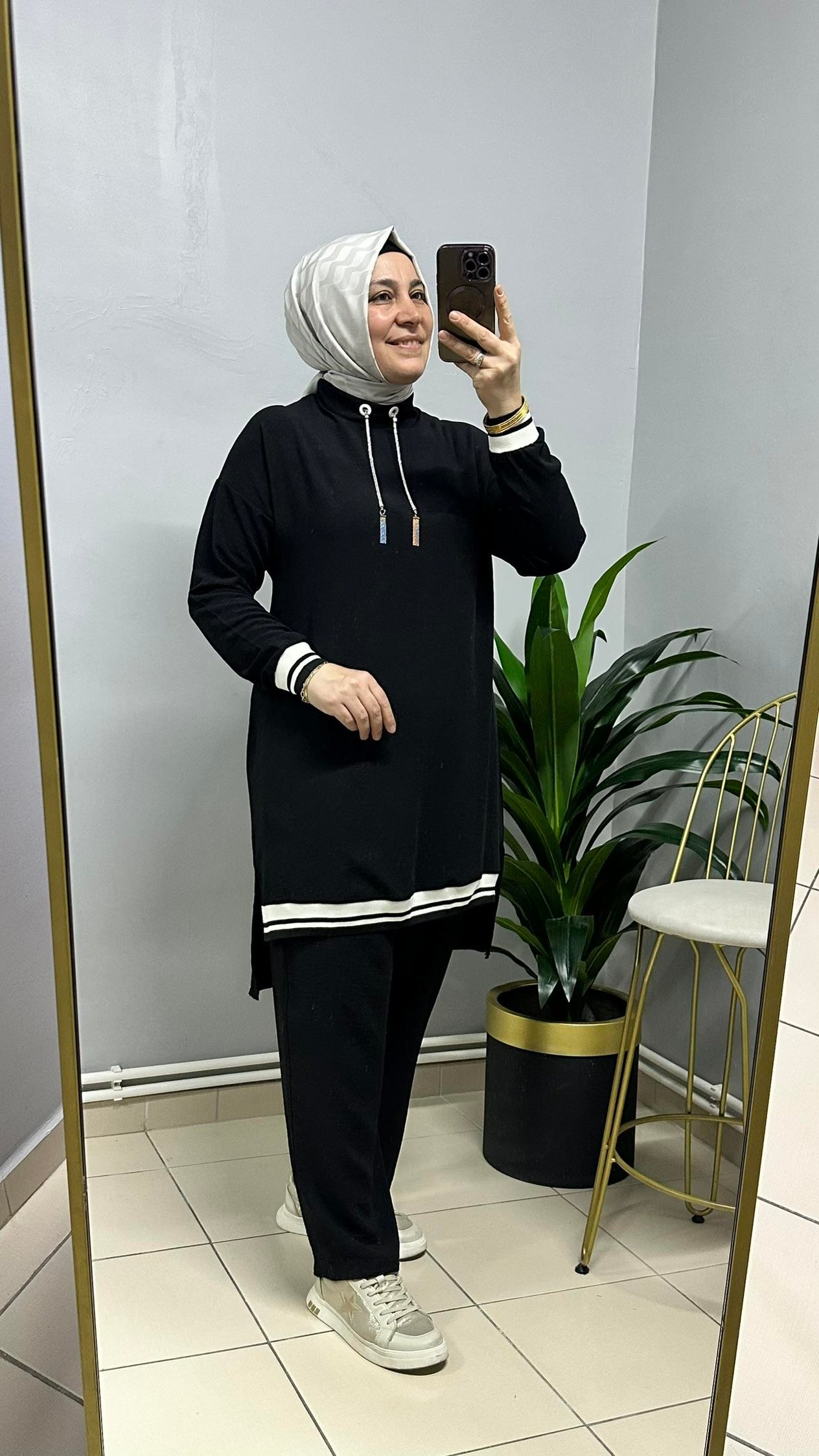 SİYAH RİBANALI İKİLİ TAKIM