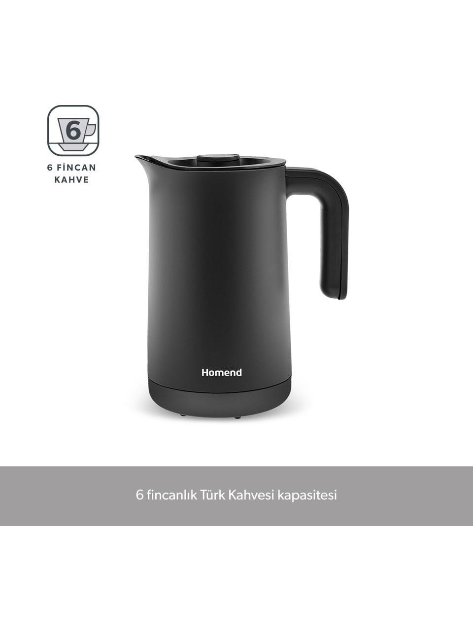 Homend Smart Royaltea Plus 1781H 2in1 Çelik Otomatik Türk Kahve ve Çay Makinesi
