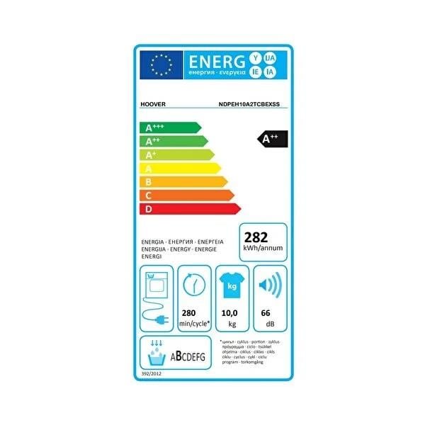 Hoover NDPEH 10A2TCBEXSS 10 kg Wi-Fi Çamaşır Kurutma Makinesi
