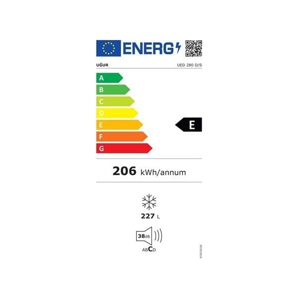 Uğur UED 280 D/S Sandık Tipi Derin Dondurucu