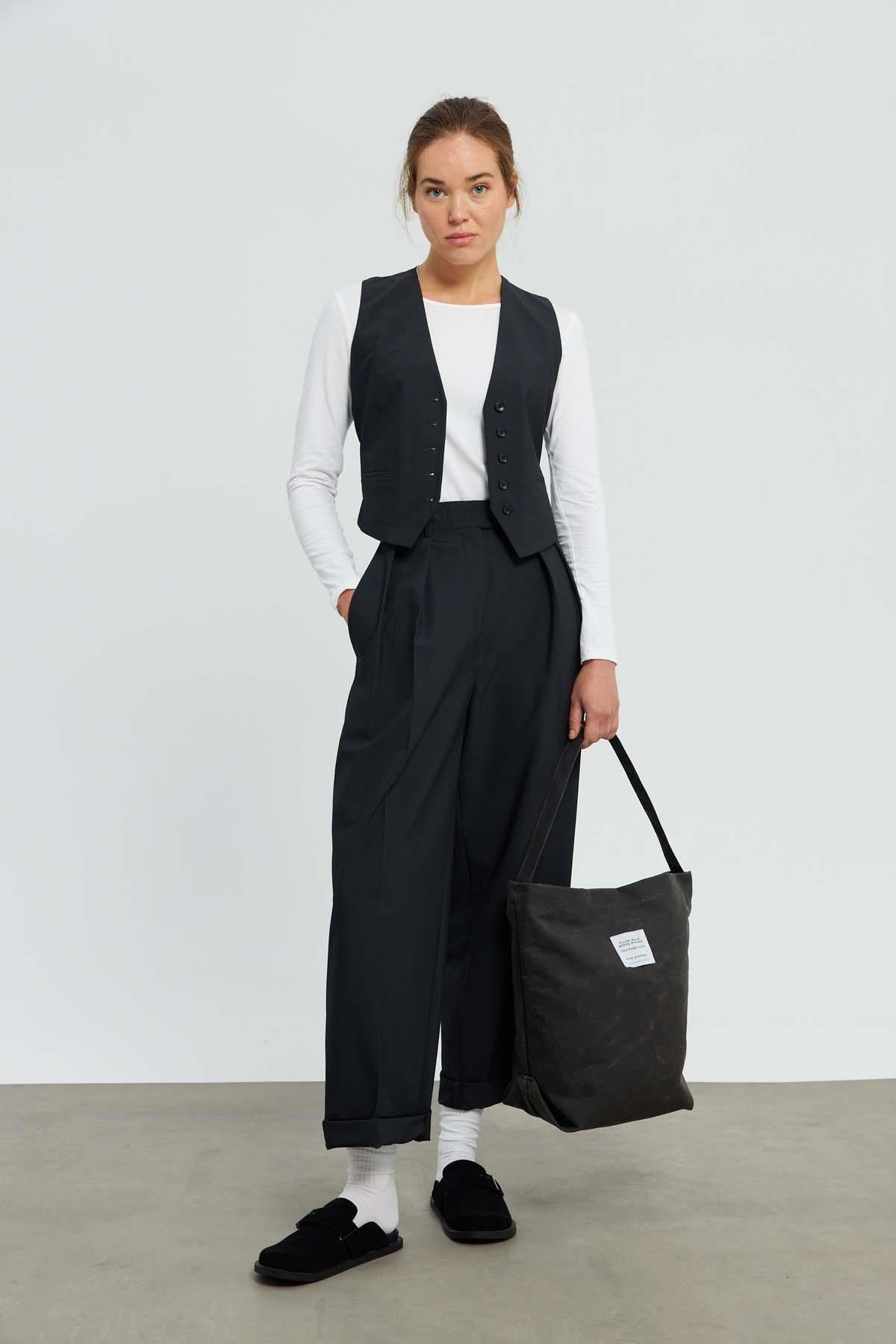 Huge Basket Bag Black