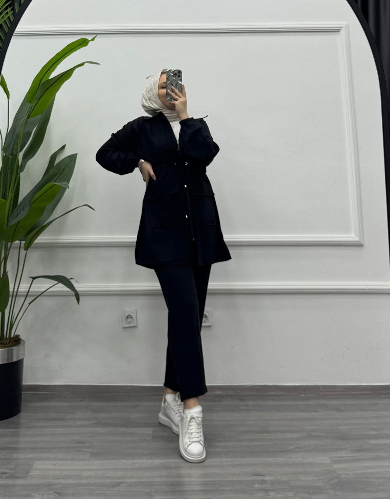 Bqre trikot bel sıkmıklı Takım Siyah (6154)