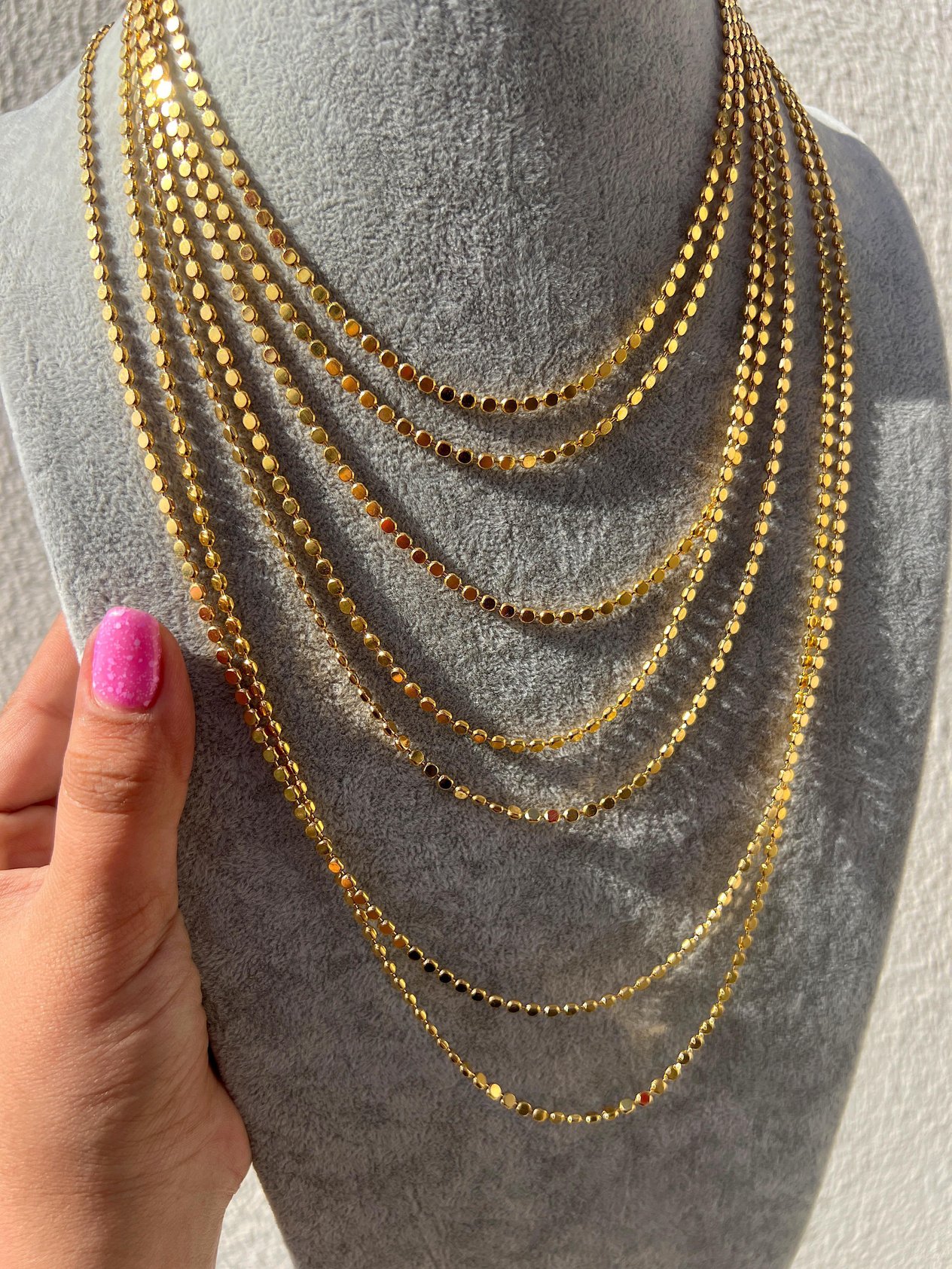 40 CM CHOKER GOLD VAZGEÇİLMEZ EZME KOLYEMİZ