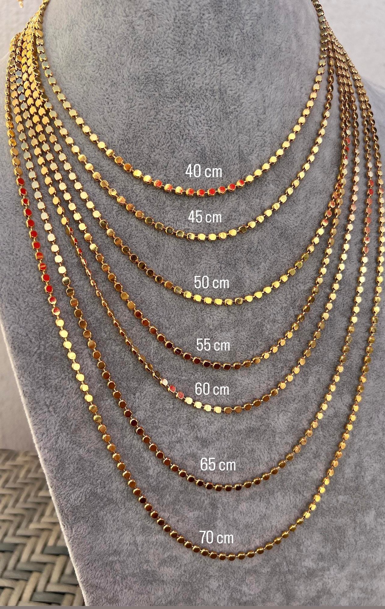40 CM CHOKER GOLD VAZGEÇİLMEZ EZME KOLYEMİZ