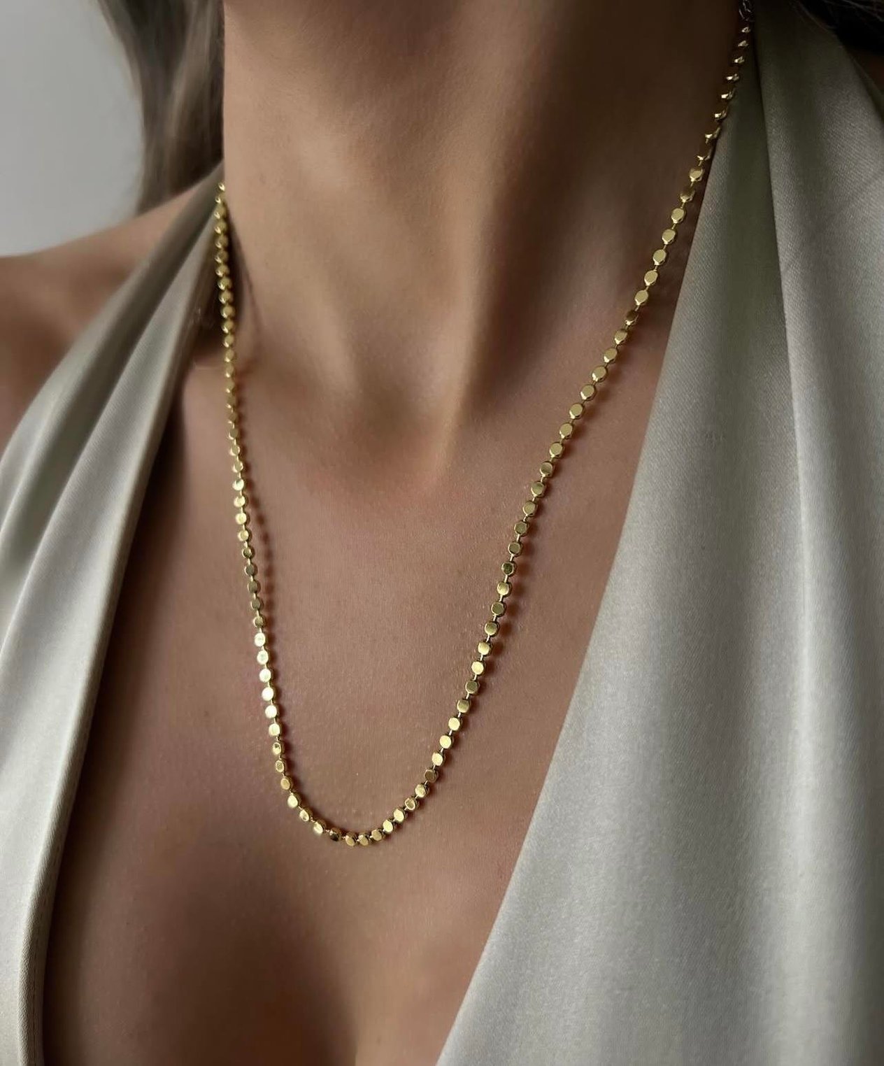 60 CM GOLD VAZGEÇİLMEZ EZME KOLYEMİZ