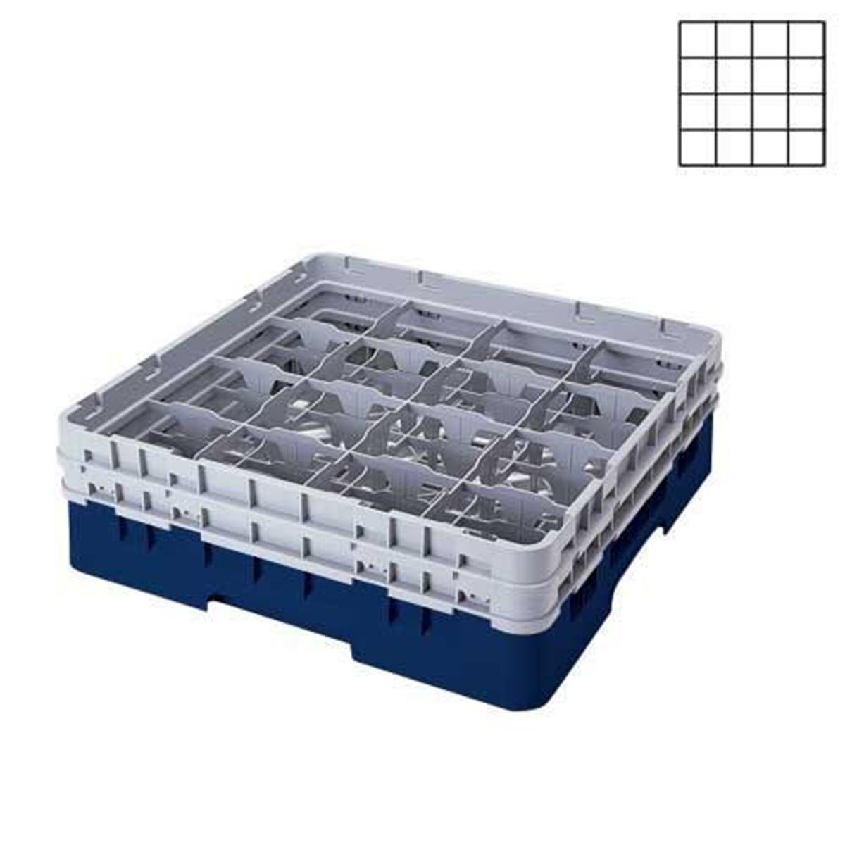 BasketlerCambro16 Bölmeli Camrack Basket 11,4 cm
