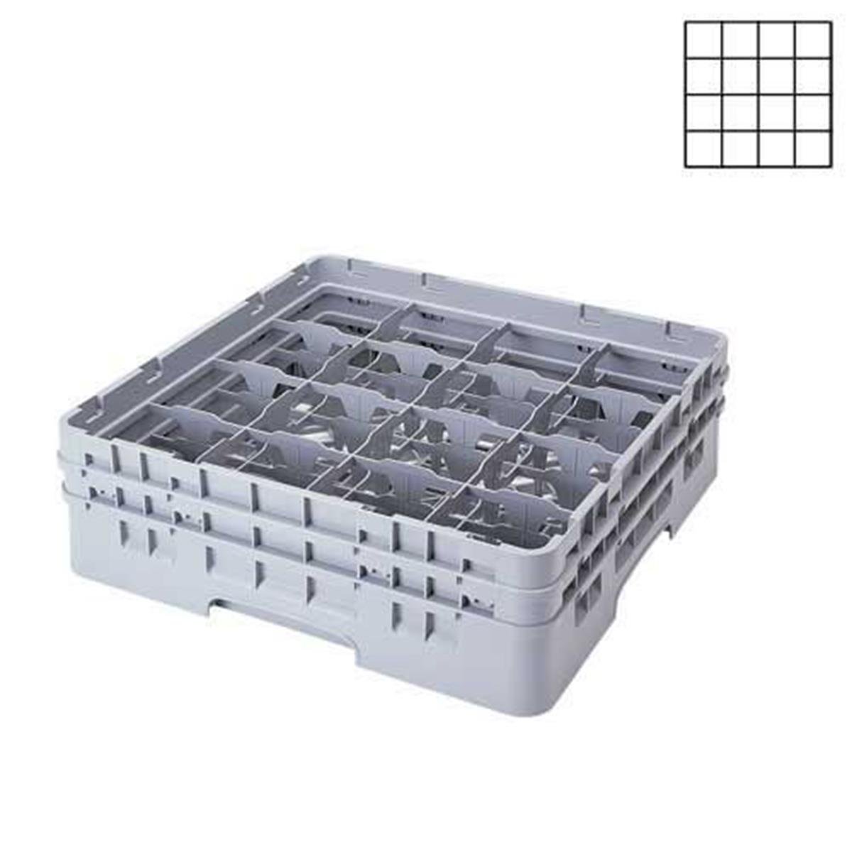 BasketlerCambro16 Bölmeli Camrack Basket 11,4 cm