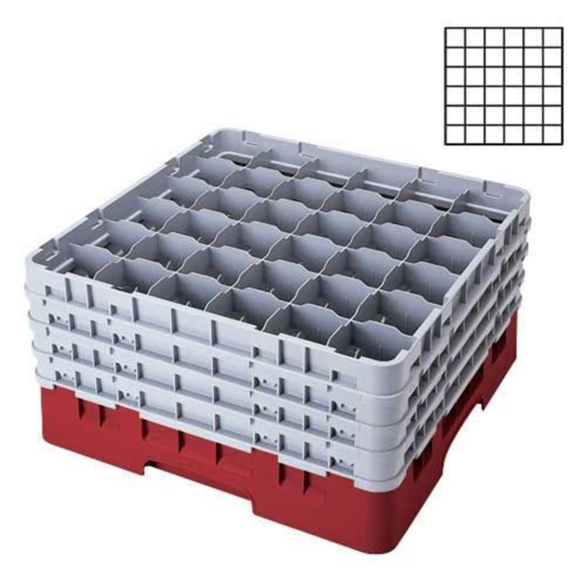 BasketlerCambro36 Bölmeli Camrack Basket 29,8 cm