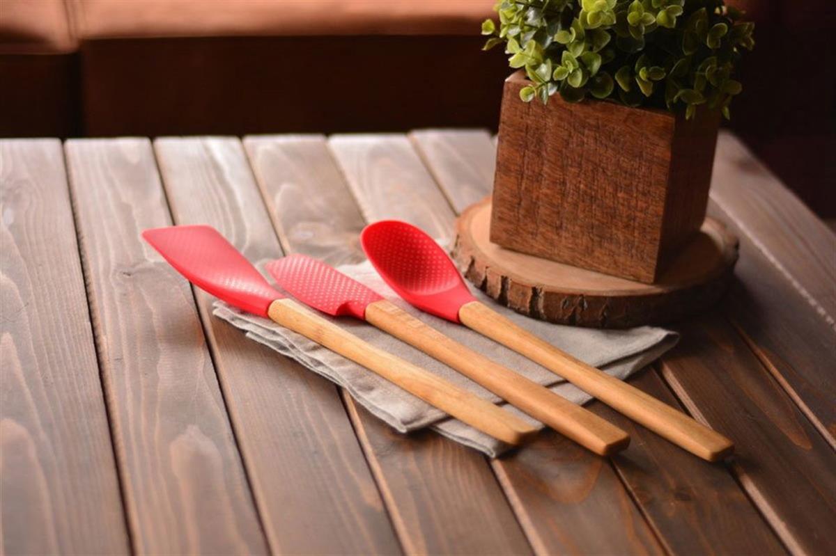 Bambum | Bolly | 3'lü Spatula Seti BüyükBambumBambumBolly 3'lü Spatula Seti Büyük