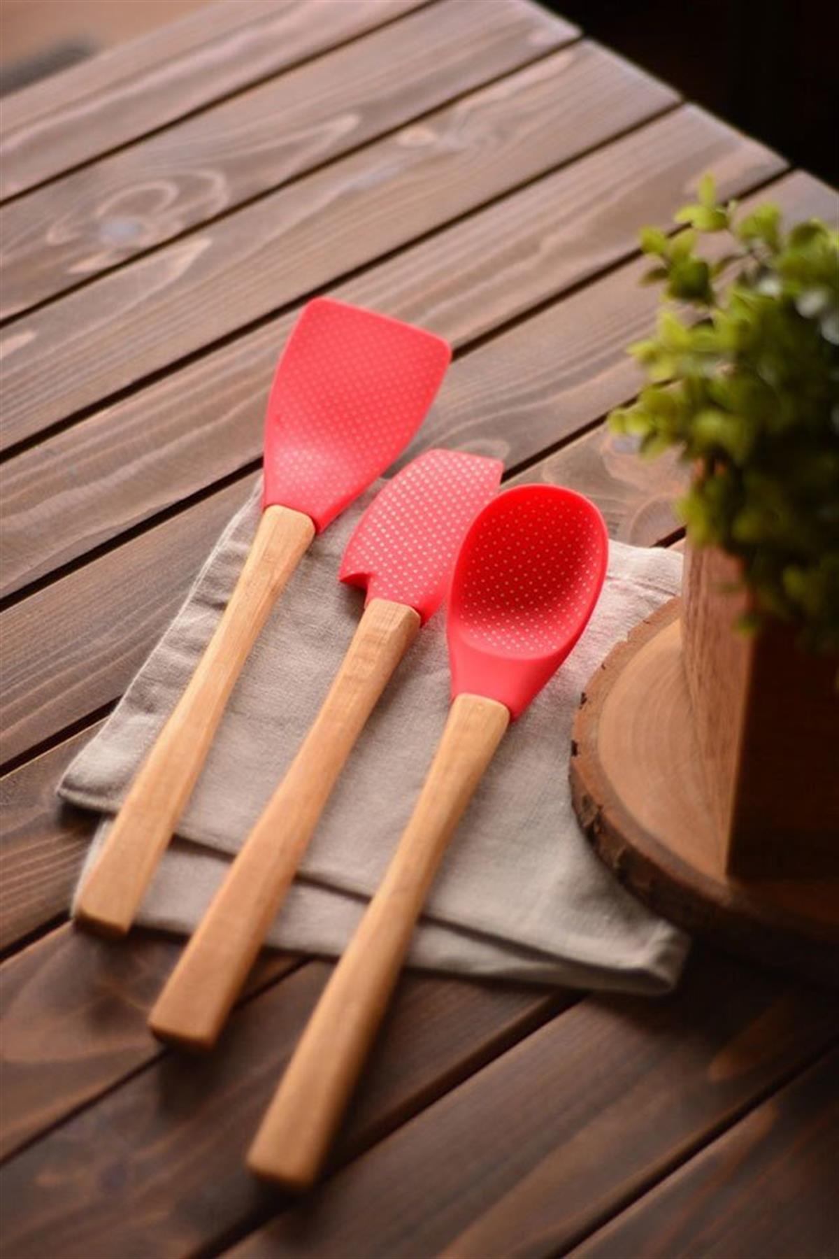 Bambum | Bolly | 3'lü Spatula Seti BüyükBambumBambumBolly 3'lü Spatula Seti Büyük