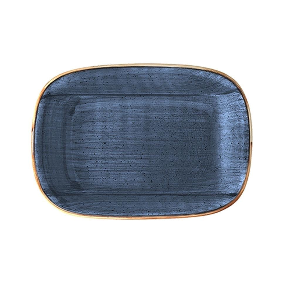 Aura DuskBonnaBonna Aura Dusk Gourmet Dikdörtgen Kayık Tabak 15 cm