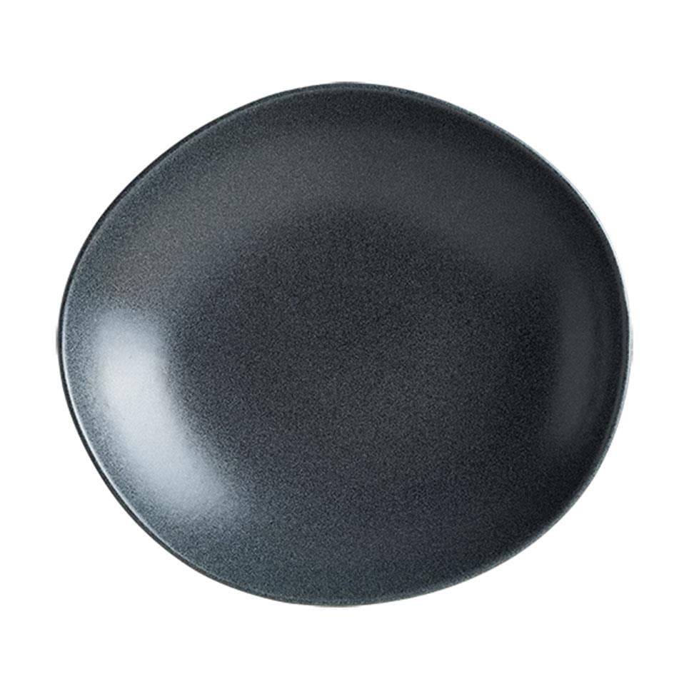 Gris CrasBonnaBonna Graphite Vago Çukur Tabak 23 cm