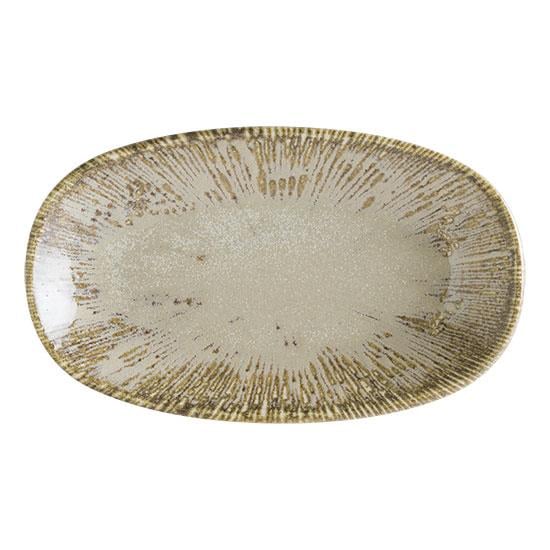 Sand SnellBonnaBonna Sand Snell Gourmet Oval Kayık Tabak 24 cm