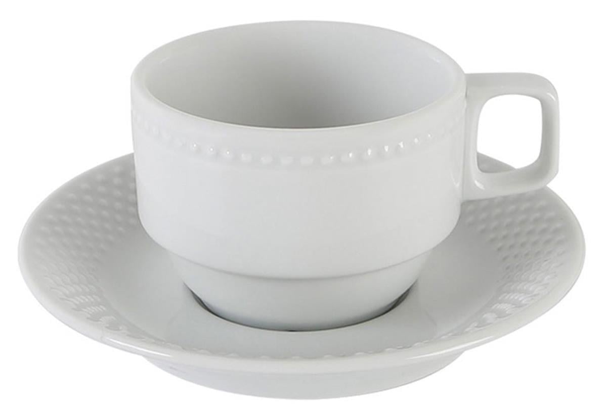 Porland | Collet | Porselen Tabaklı Çay Fincanı 200 cc A+PColletPorlandCollet Porselen Tabaklı Çay Fincanı 200 cc A+P