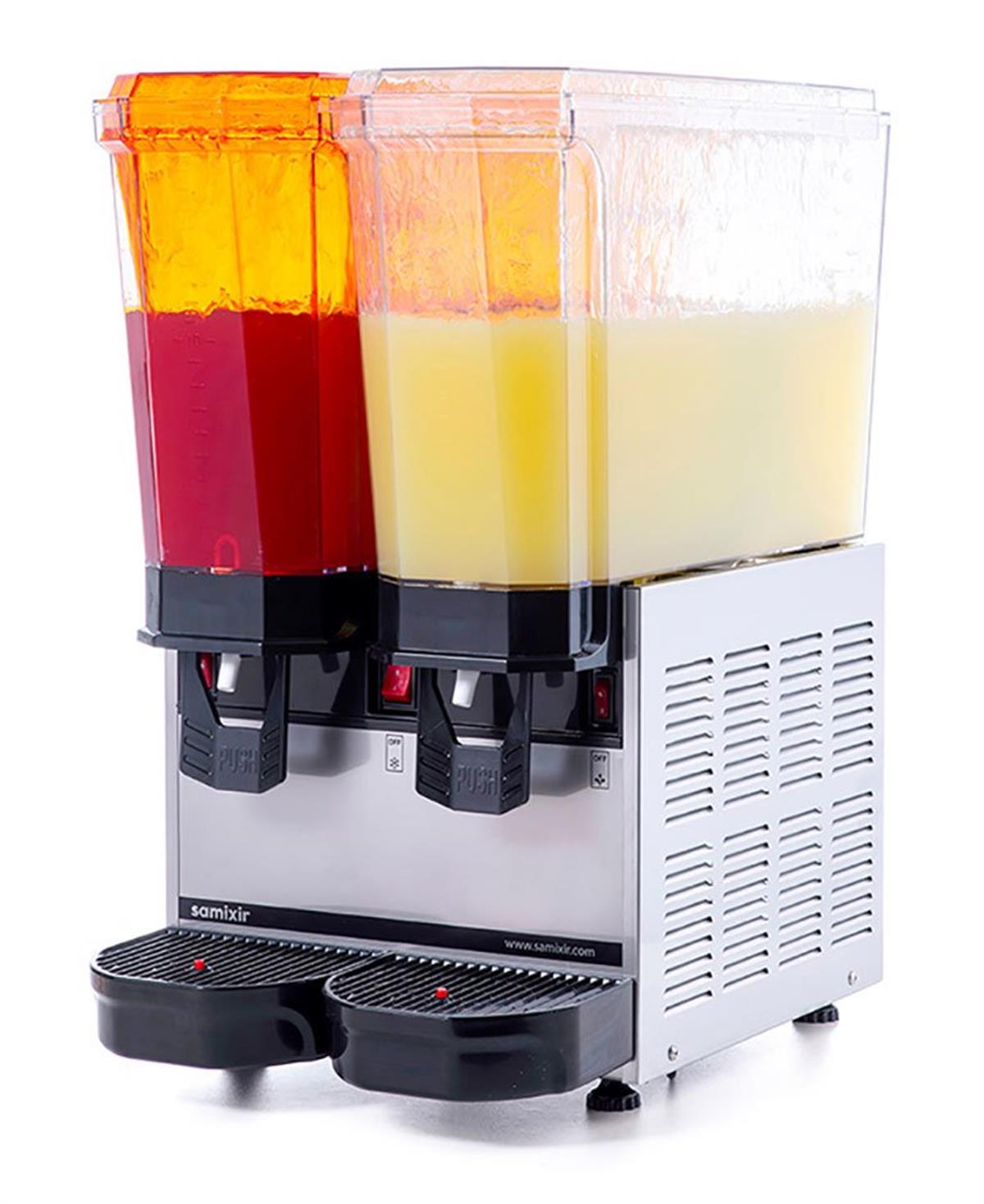Samixir | Klasik Twin Fıskiyeli+Fıskiyeli Soğuk İçecek Dispenseri 20+20 Litre Inox 40.SSIDispenserlerSamixirKlasik Twin Fıskiyeli+Fıskiyeli Soğuk İçecek Dispenseri 20+20 Litre Inox 40.SSI