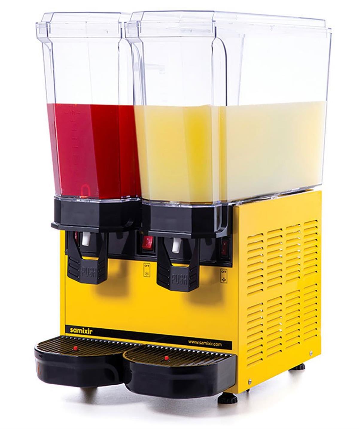 Samixir | Klasik Twin Karıştırıcılı+Karıştırıcılı Soğuk İçecek Dispenseri 20+20 Litre Sarı 40.MMYDispenserlerSamixirKlasik Twin Karıştırıcılı+Karıştırıcılı Soğuk İçecek Dispenseri 20+20 Litre Sarı 40.MMY