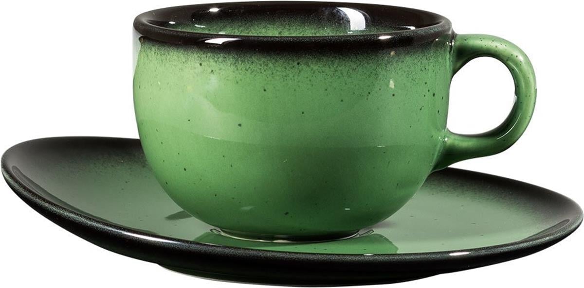 Jumbo | Joy Green | Porselen Çay Fincanı ve TabağıJoy GreenJumboPorselen Çay Fincanı ve Tabağı