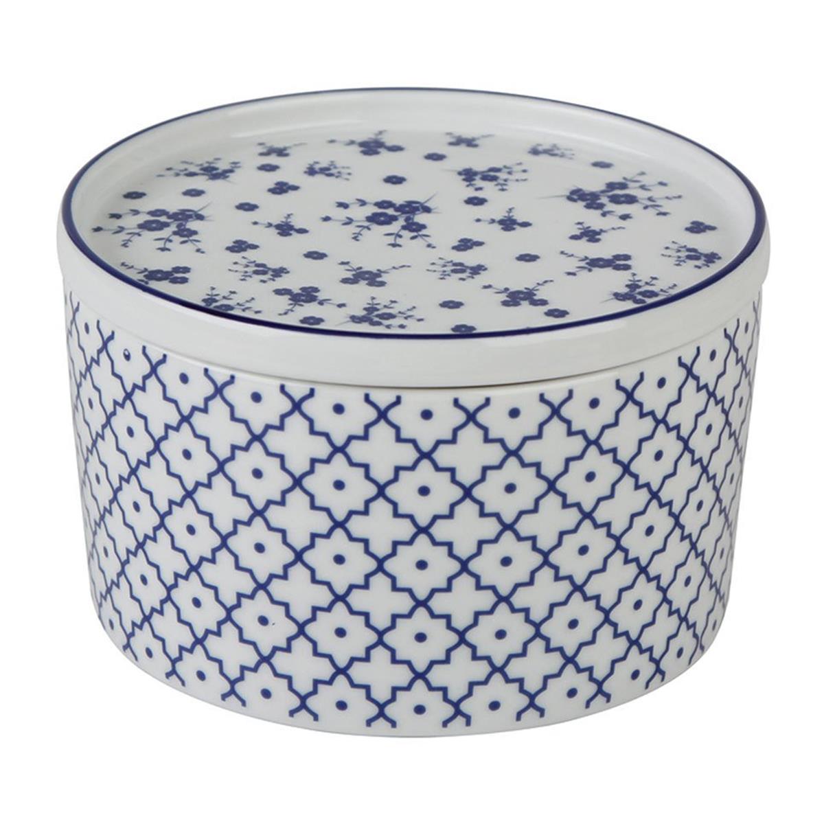Porland Porselen | Blue Passion | Porselen Saklama KabıBlue PassionPorlandPorselen Saklama Kabı