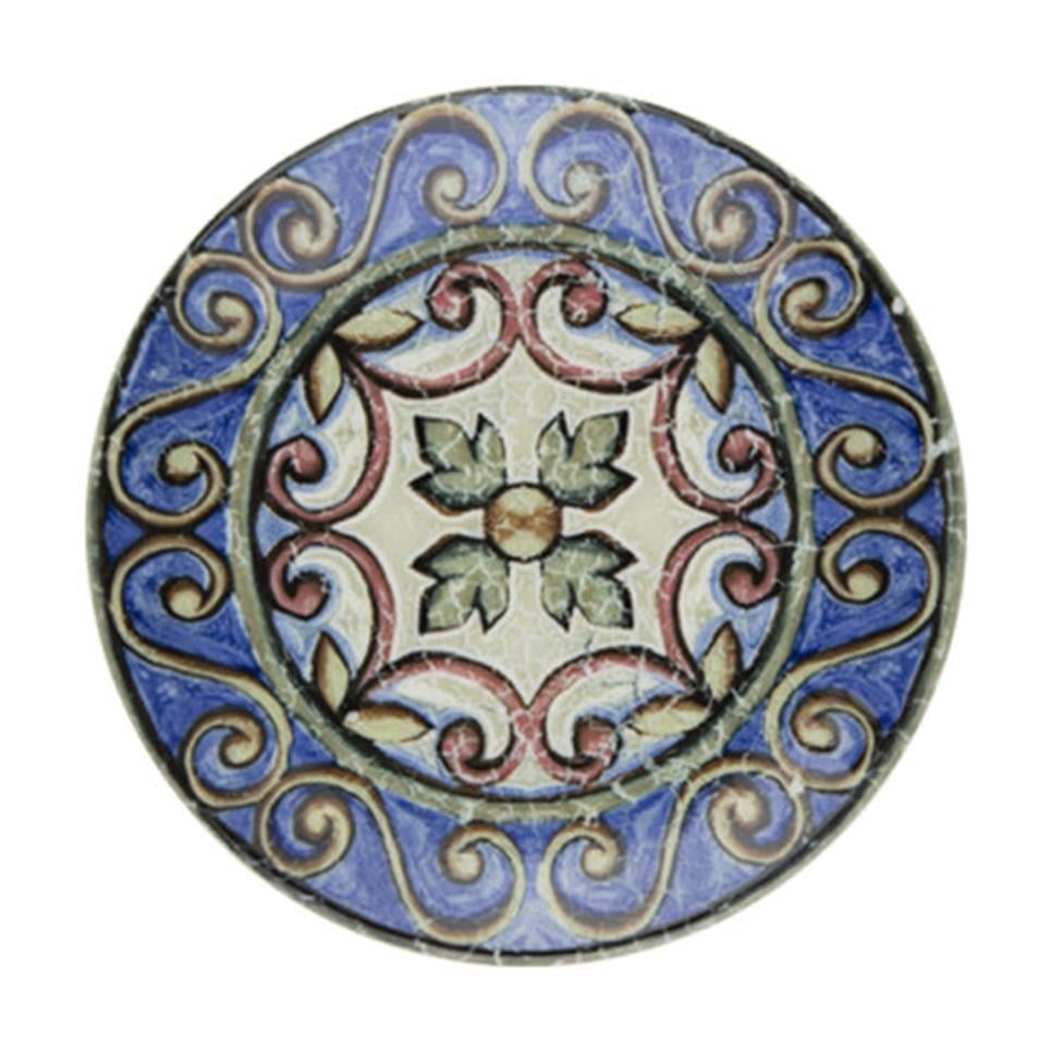 AmalfiID FinePorser Amalfi Lona Düz Tabak 23 cm