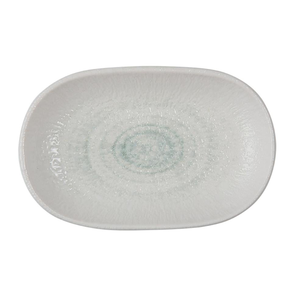GlacierID FinePorser Glacier Oval Kayık Tabak 14 cm