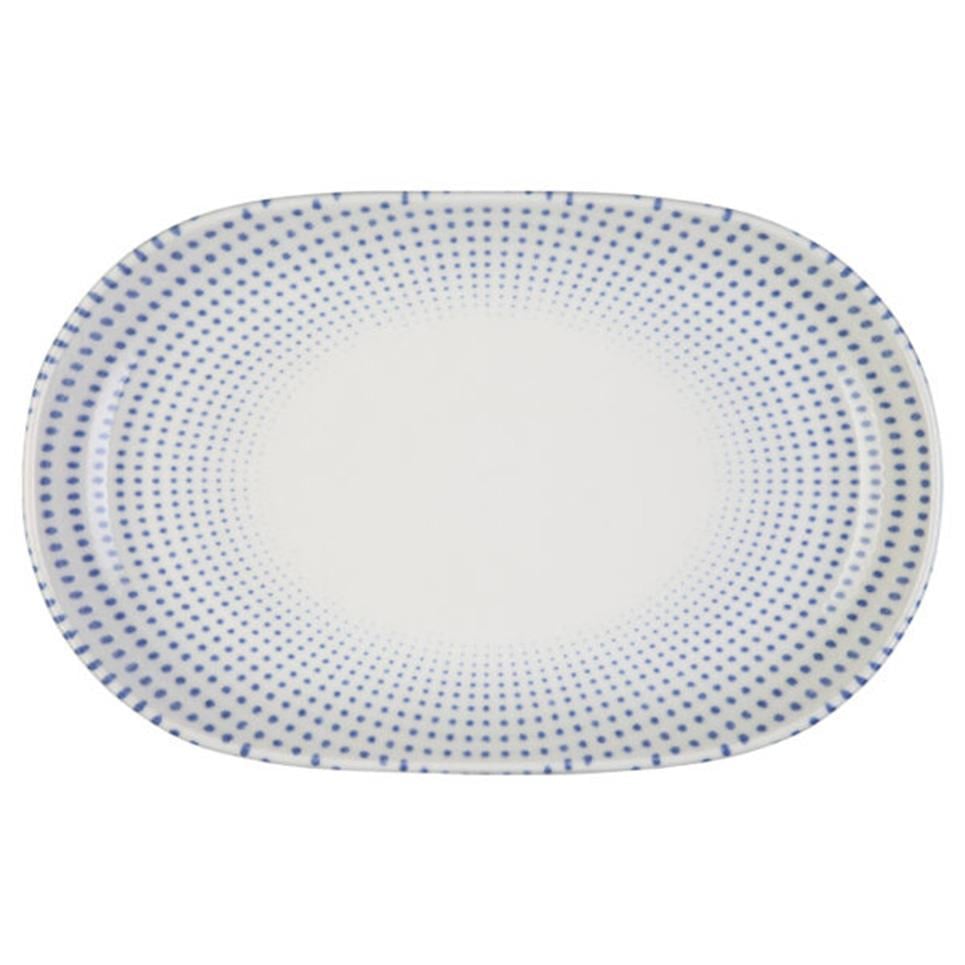 Harmony BlueID FinePorser Harmony Blue Magnus Oval Kayık Tabak 37 cm