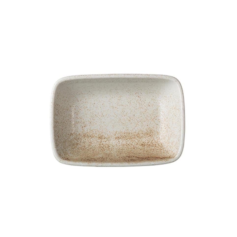 MellowID FinePorser Mellow Dikdörtgen Kayık Tabak 10 cm