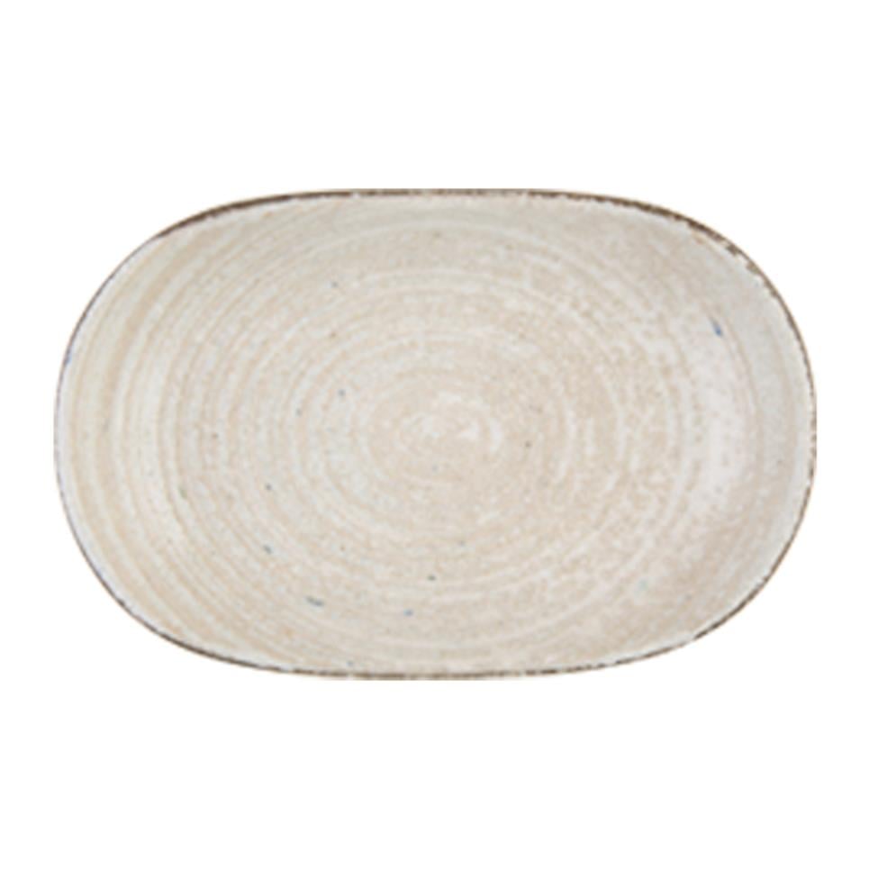 MochaID FinePorser Mocha Magnus Oval Kayık Tabak 23 cm