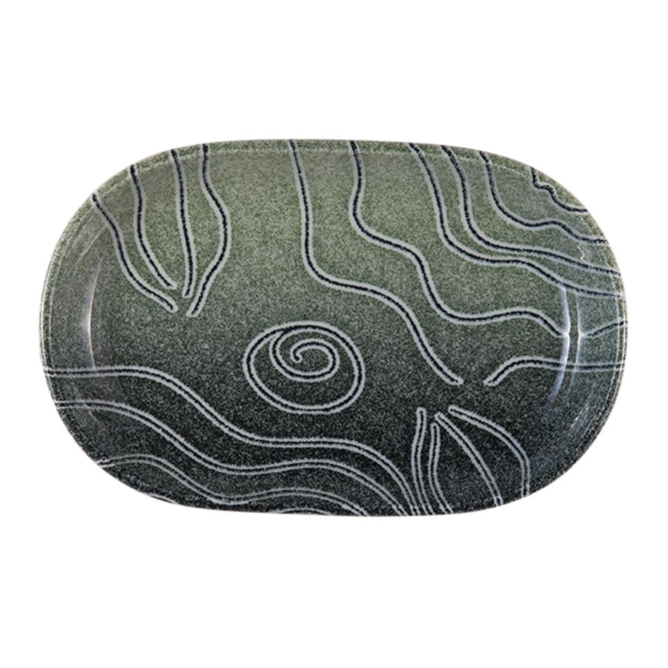 OrbitID FinePorser Orbit Oval Kayık Tabak 18 cm