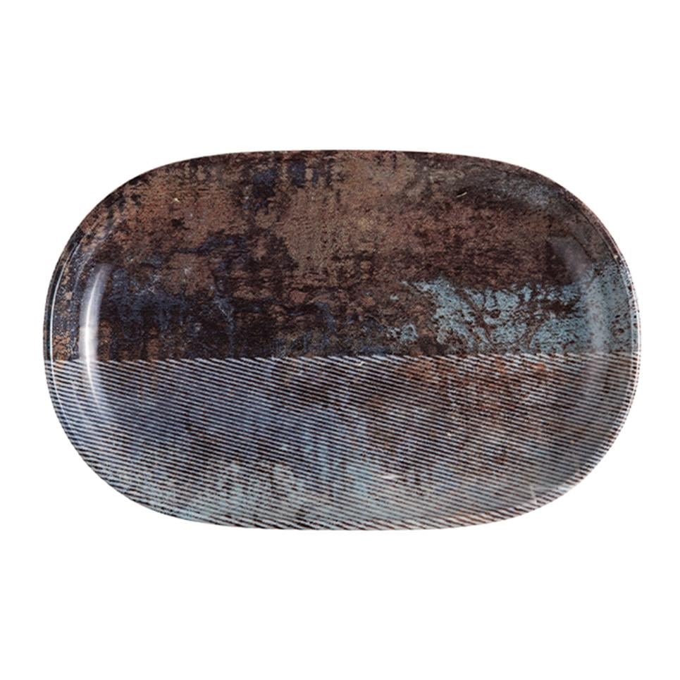 OxidaID FinePorser Oxida Oval Kayık Tabak 18 cm