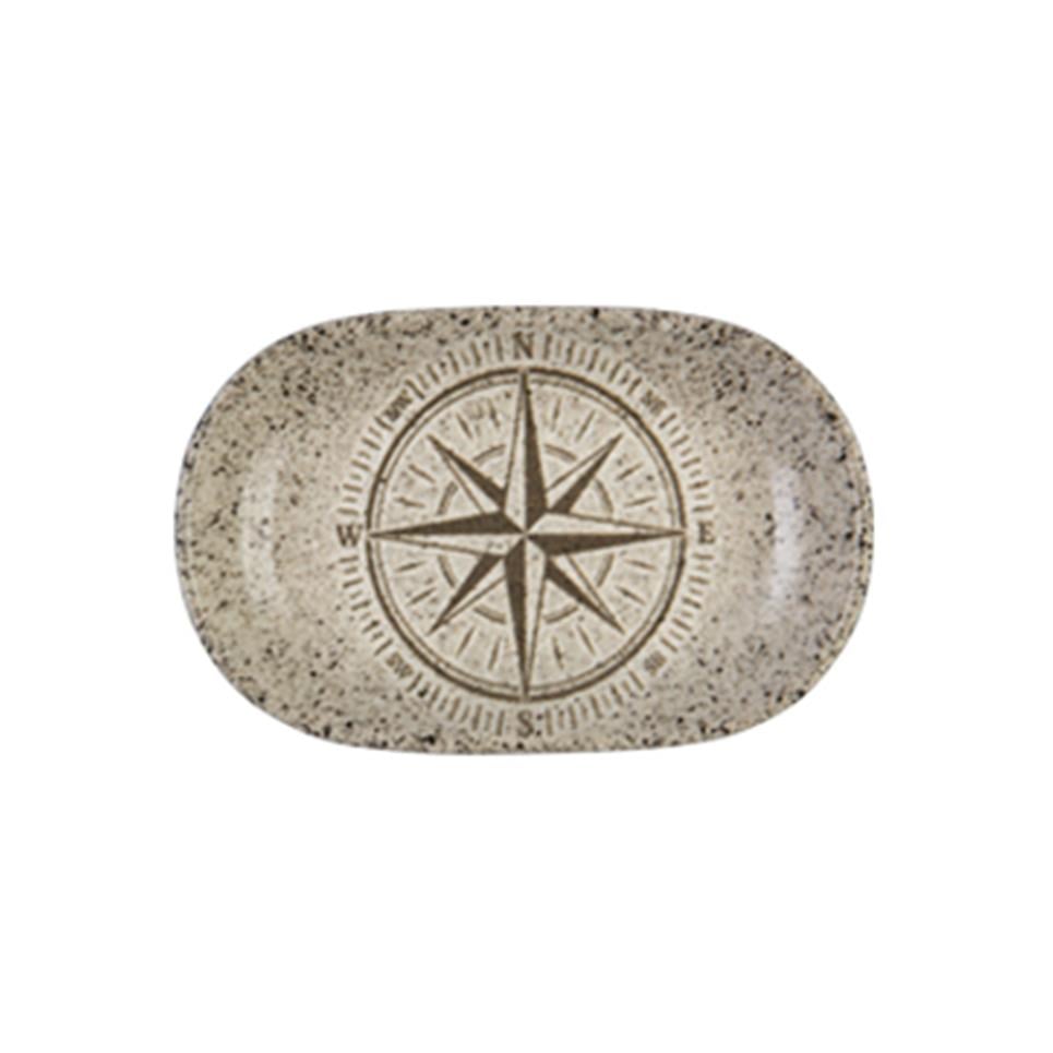 PiriID FinePorser Piri Oval Kayık Tabak 18 cm