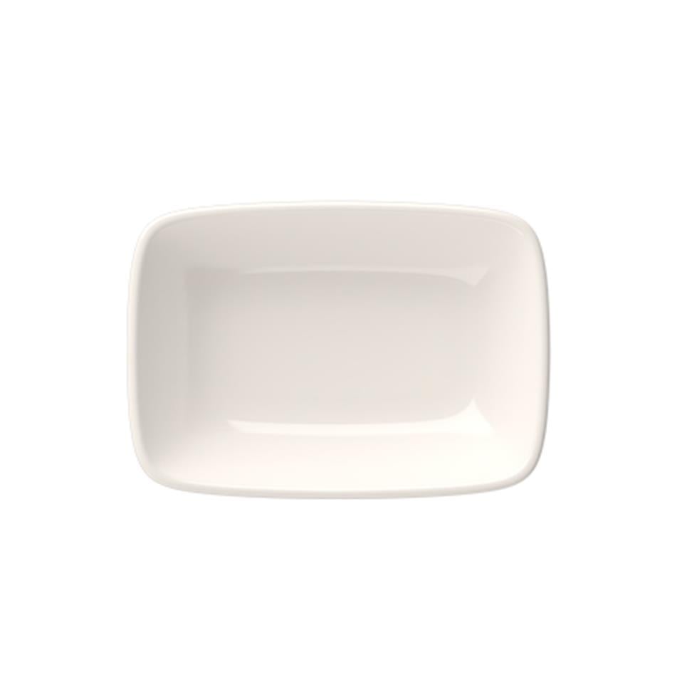 QuadroID FinePorser Quadro Dikdörtgen Kayık Tabak 18 cm