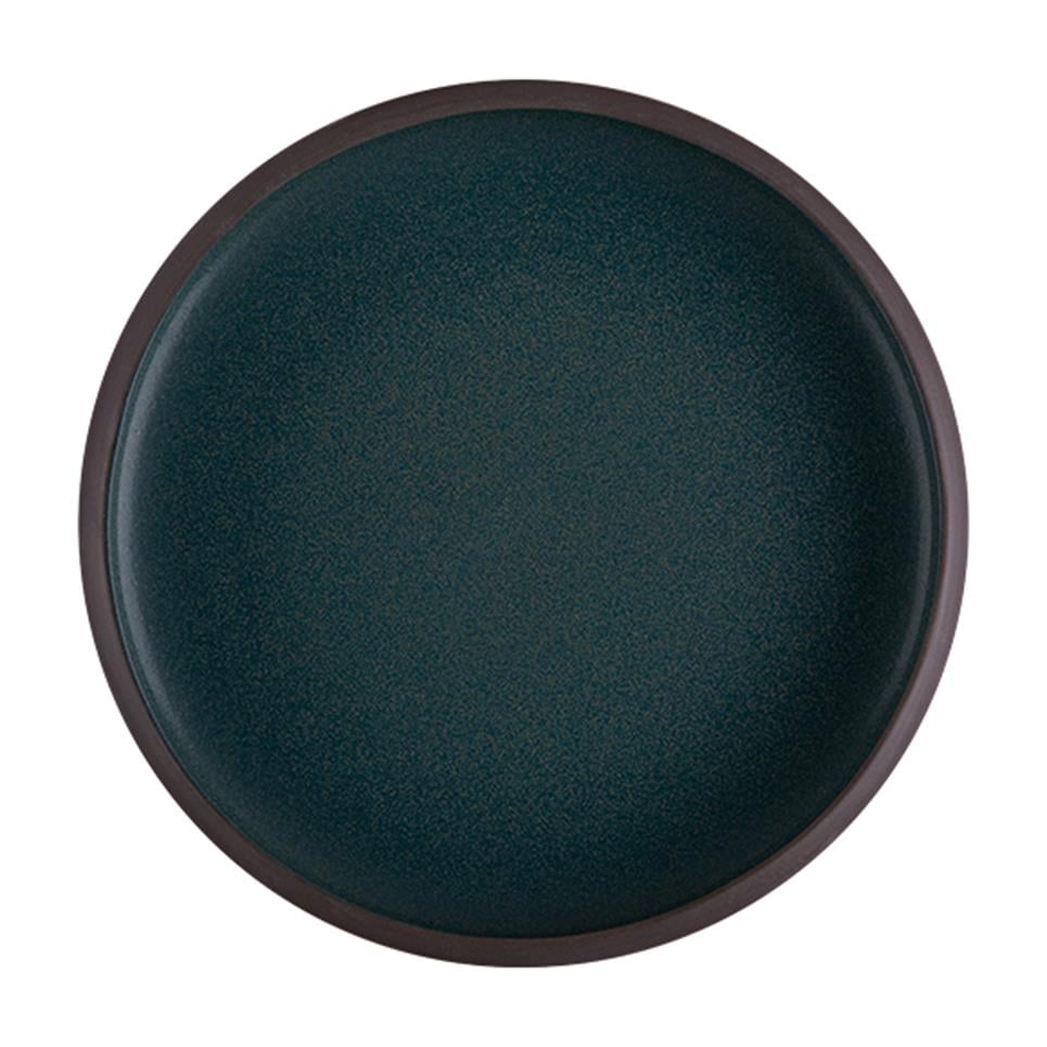 Teal CelestaID FinePorser Roots Teal Celesta Düz Tabak 27 cm