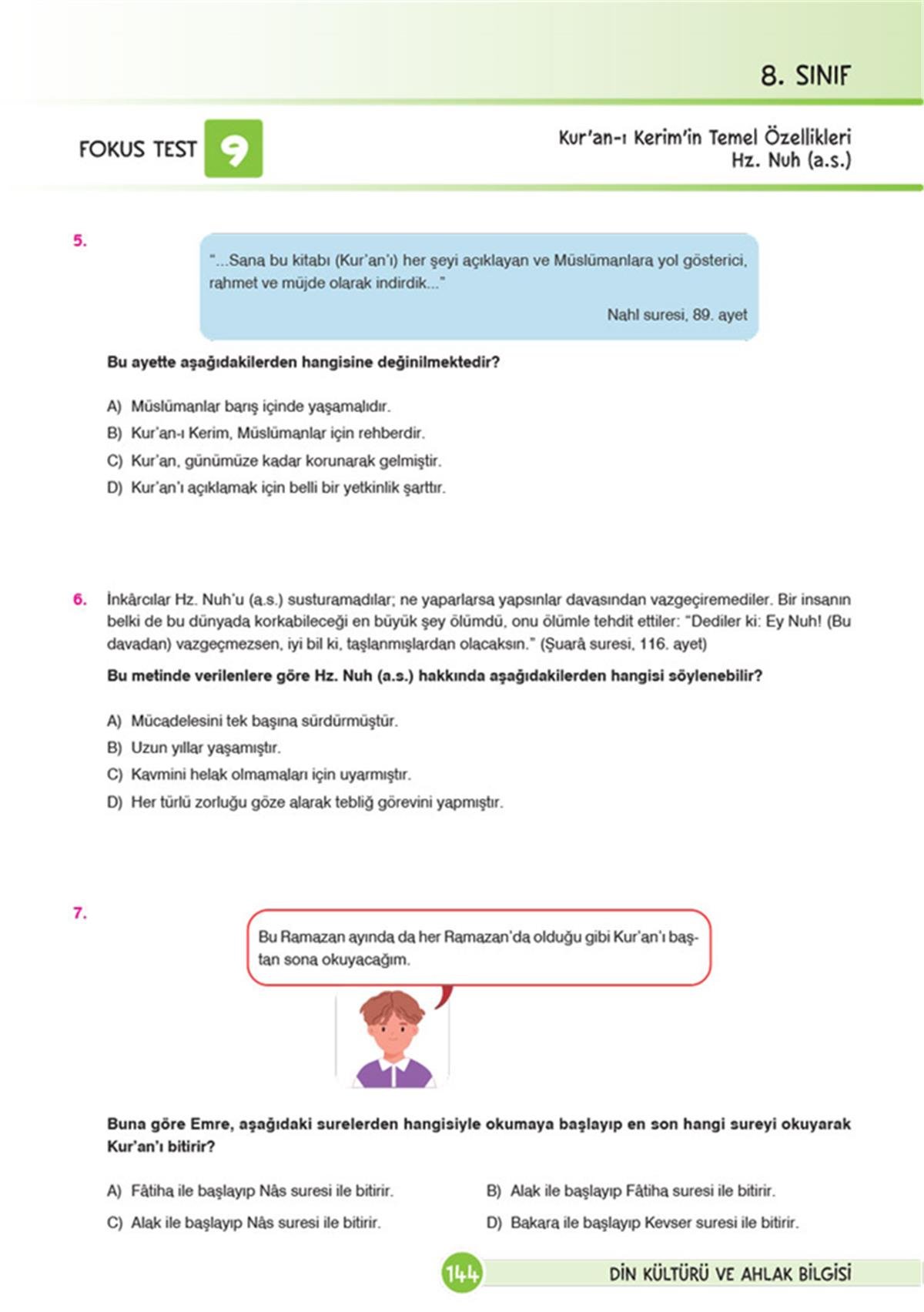 Dikkat Atölyesi 8. Sınıf LGS Eğlenceli Öğretici Sorularla Yeni Nesil Soru Bankası Seti