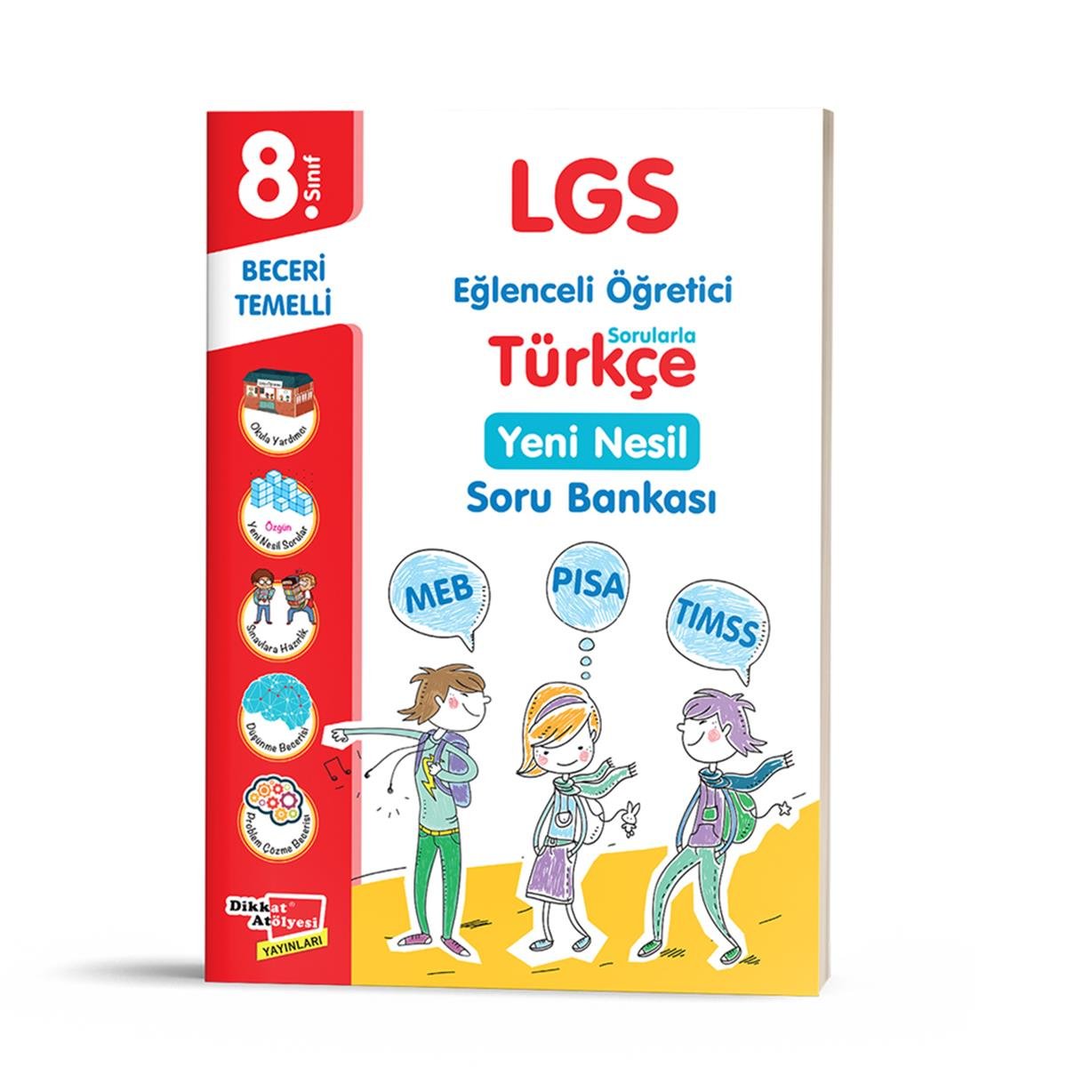 Dikkat Atölyesi 8. Sınıf LGS Türkçe Yeni Nesil Soru Bankası