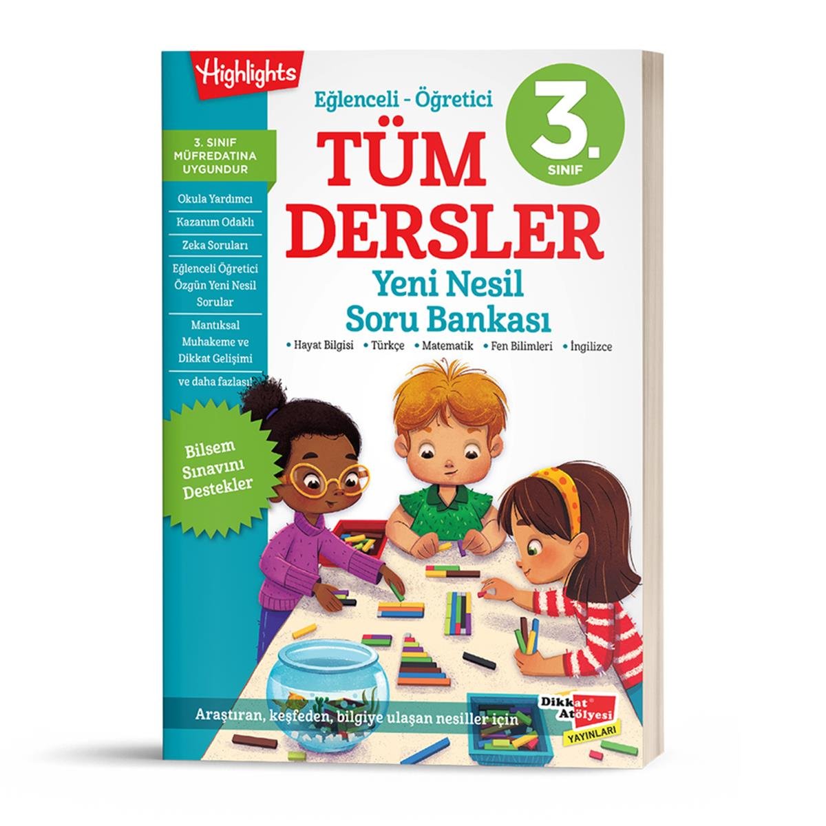 Dikkat Atölyesi Tüm Dersler 3. Sınıf Yeni Nesil Soru Bankası