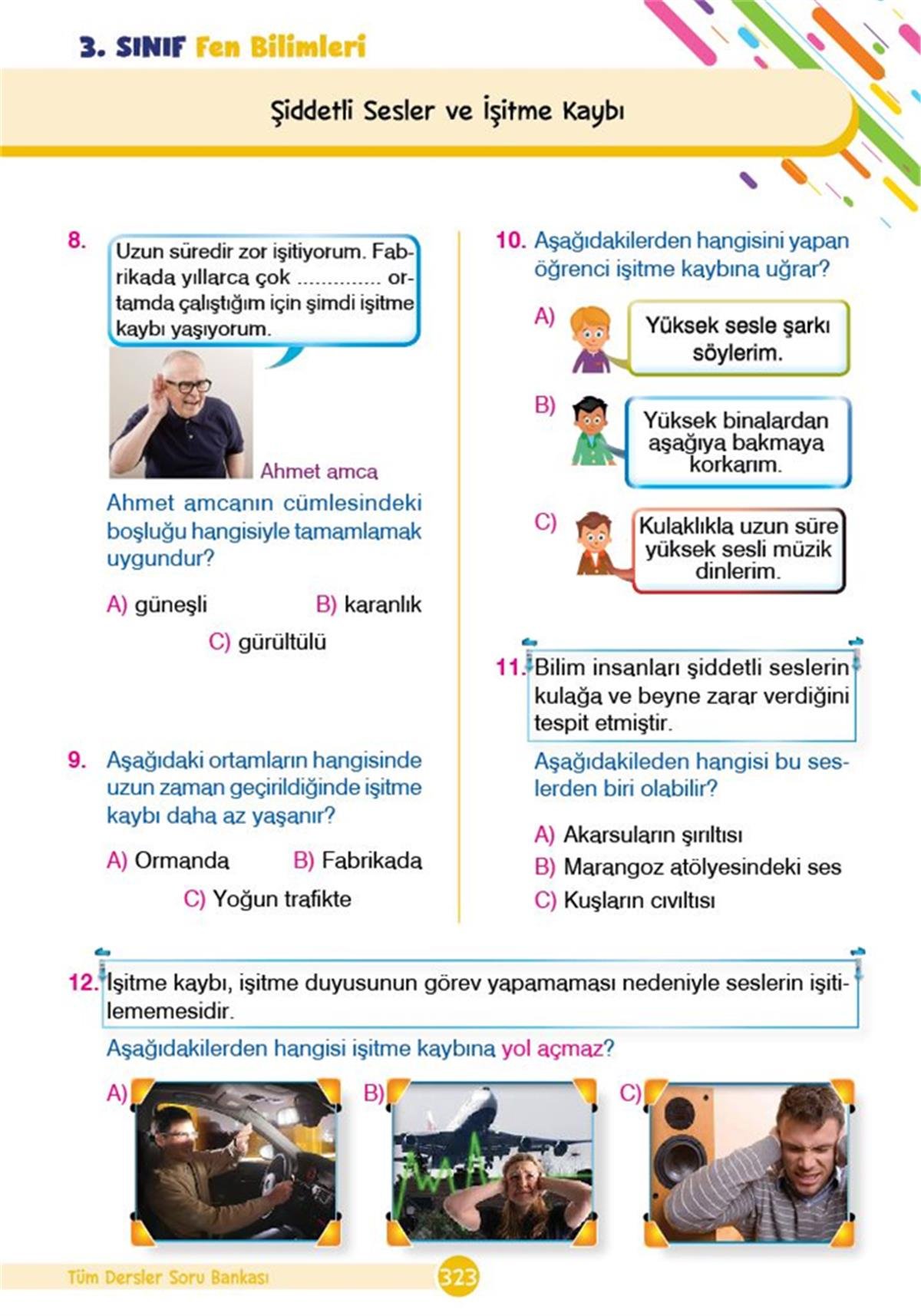 Dikkat Atölyesi Tüm Dersler 3. Sınıf Yeni Nesil Soru Bankası