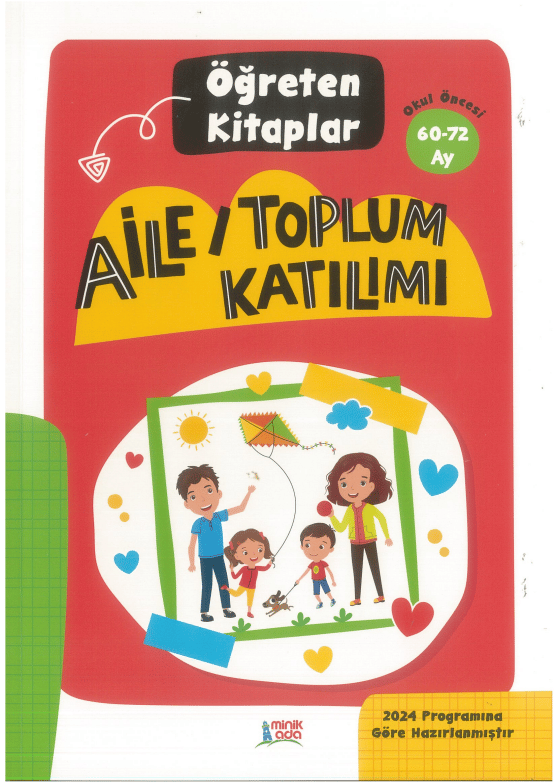 Minik Ada Yayınları Öğreten Kitaplar -Aile Katılımı Set - 60-72 ay