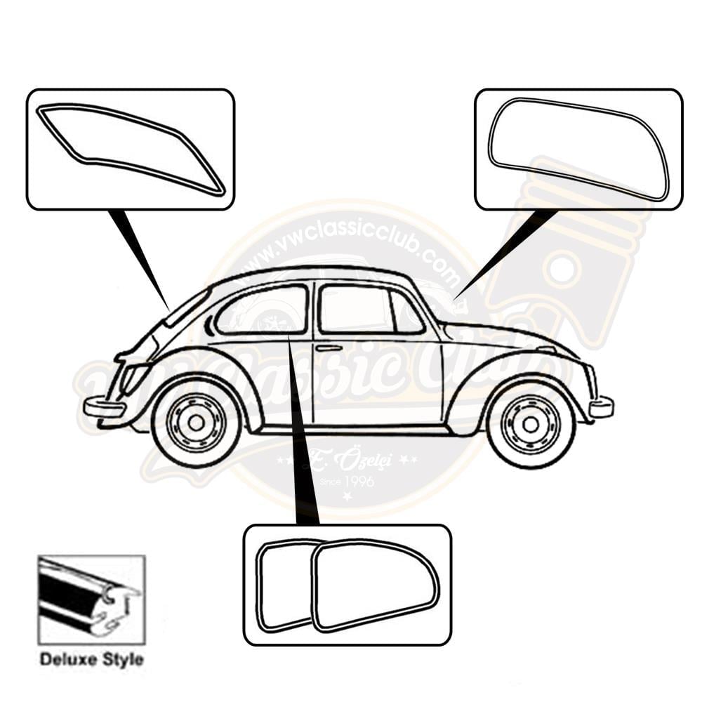 1200-1302 Glass Rubber Set