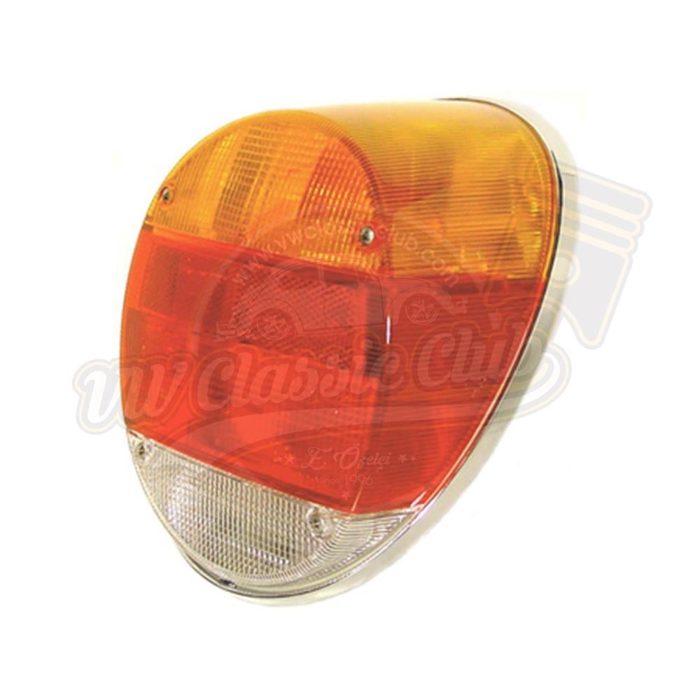 Complete Rear Light - Yellow & Red Lens (1303)