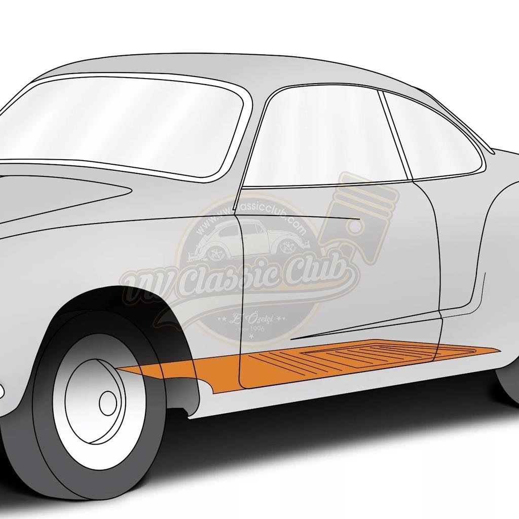 1956-1974 VW Karmann Ghia ve VW Thing Sol Taban Sacı