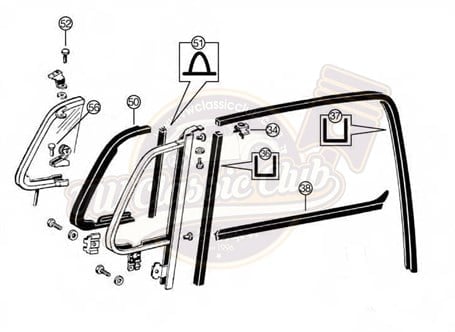 BBT4VW Kelebek Direk Lastiği Set 